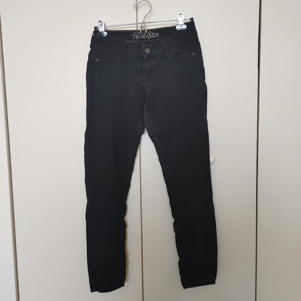 Old Navy Rockstar Black Jeans Size 2